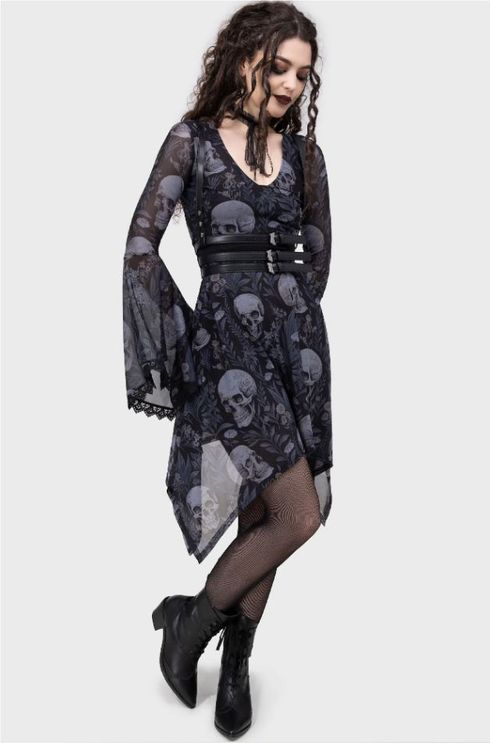 Death head skater dress - Babashope - 5