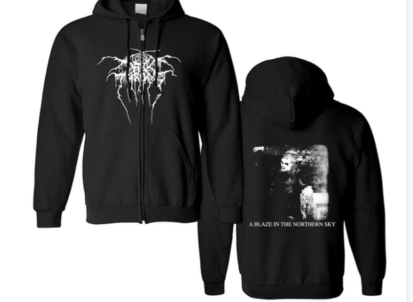 Darkthrone Ablaze in the northern sky zip hooded sweater - Babashope - 3