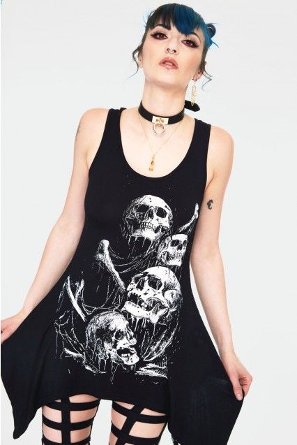 Dig in graveyard sleeveless top - Babashope - 6