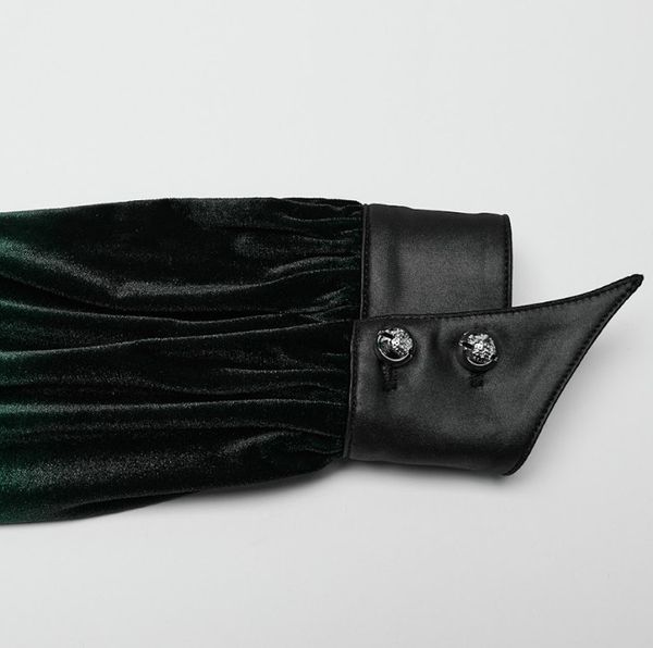 Green goth gradient shirt - Babashope - 9
