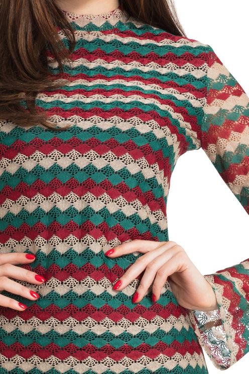 Edie 60's stripe dress - Babashope - 5