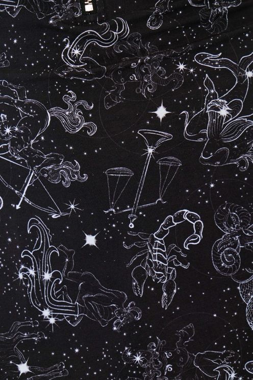 Jawbreaker Zodiac Constellation Printed Mini Dress - Babashope - 5