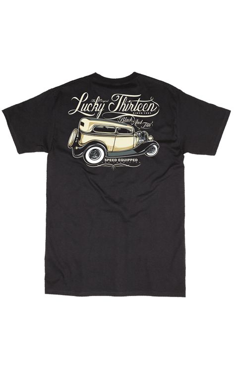 Black & Tan - Lucky13 - T-Shirt - Babashope - 4