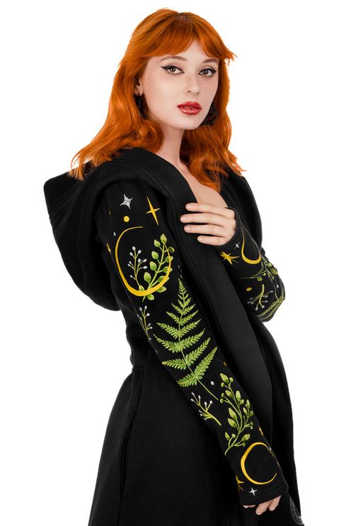 Long pagan HERBAL Hoodie - Babashope - 9