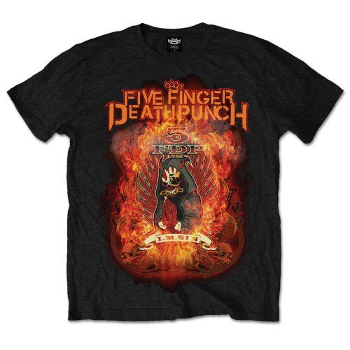 Five finger death punch t shirt burn in sin - Babashope - 2