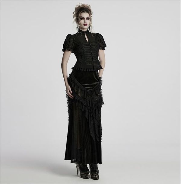 Punk Rave WY-1759CDF Gothic Gorgeous Chiffon Shirt - Babashope - 7