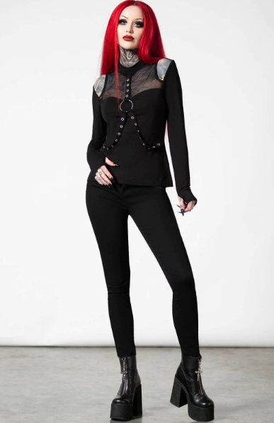 Killstar pogo longsleeve top - Babashope - 3