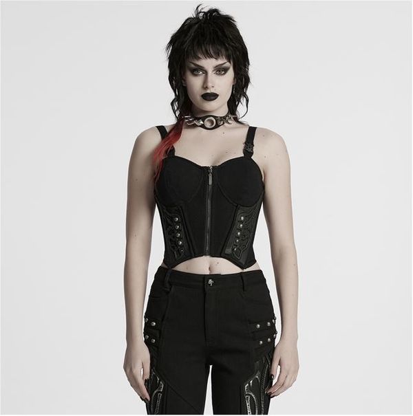 Punkrave WT-982BXF buckle strap vest - Babashope - 8
