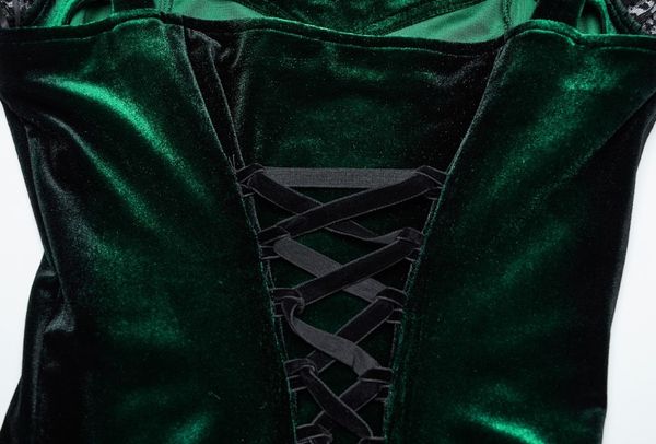 Green goth gradient dress - Babashope - 11