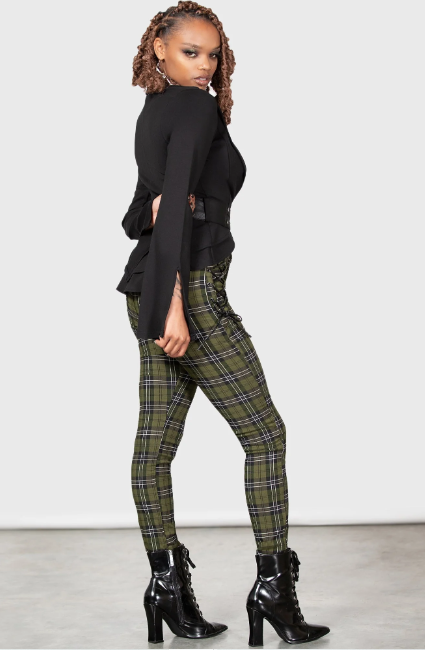 Dark canopy tartan broek - Babashope - 4