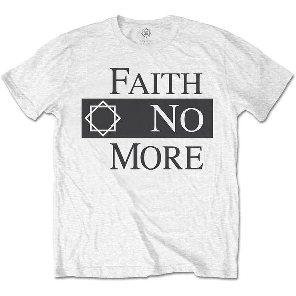 Faith no more Classic logo (v2) T-shirt (white) - Babashope - 2