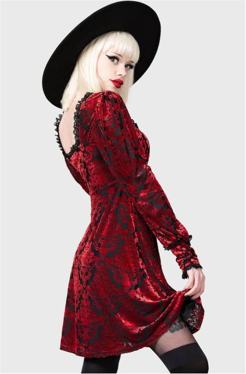 Sitri longsleeve dress (rood) - Babashope - 6