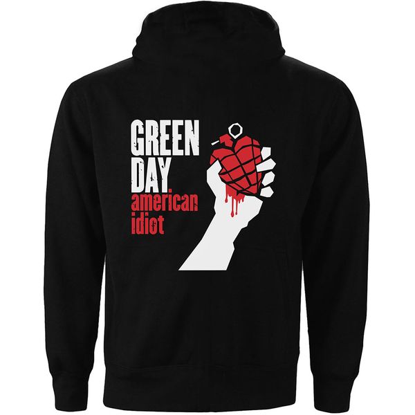 Green day American idiot Zip hooded sweater (girl) - Babashope - 3