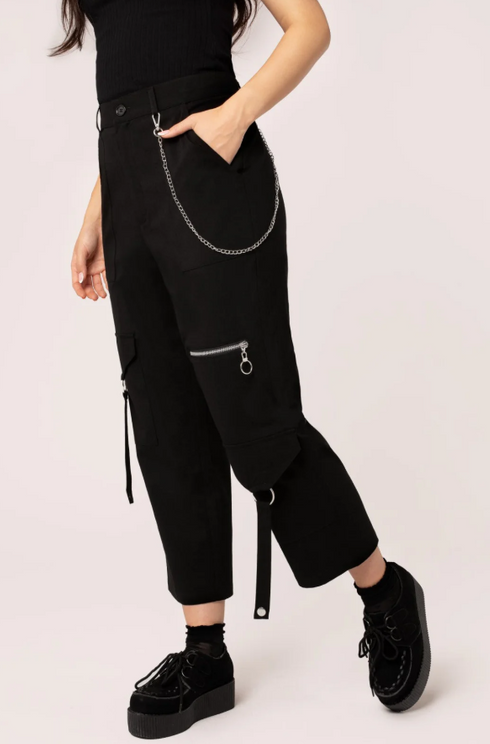 Mallory broek zwart Hell bunny - Babashope - 7