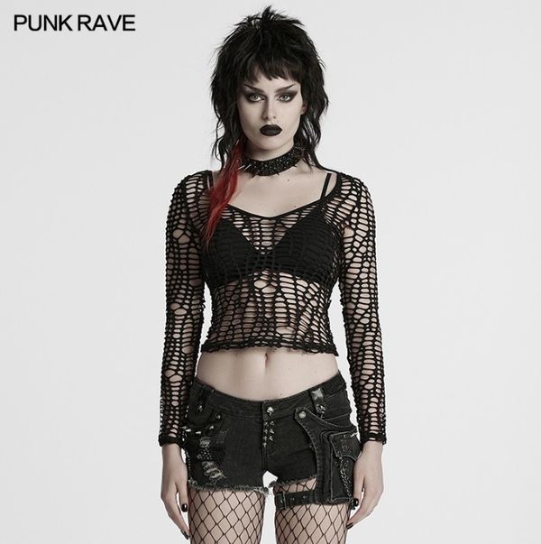 Punk mesh tees - Babashope - 5