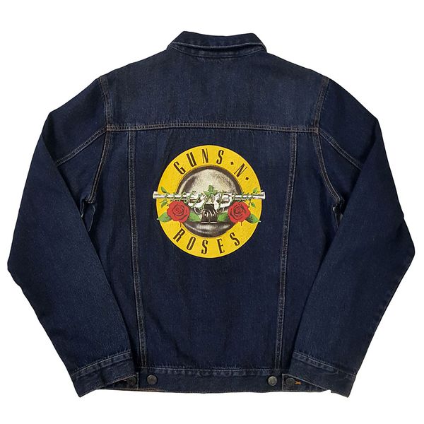 Guns & roses Denim jacket Classic logo (backprint) - Babashope - 4