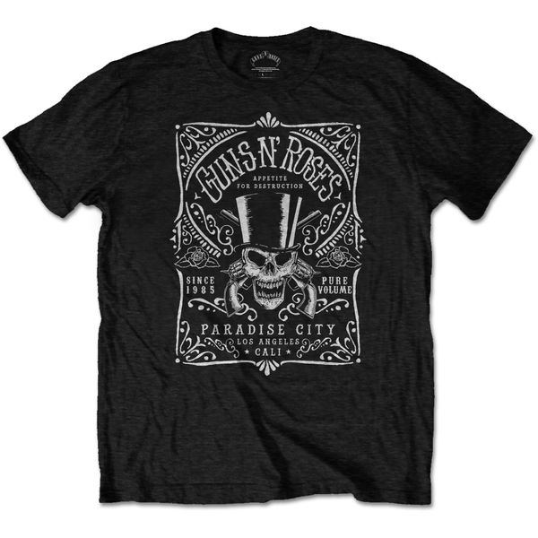 Guns & Roses T-shirt Bourbon label - Babashope - 2