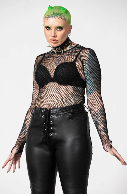 Hellrazor fishnet top killstar - Babashope - 5