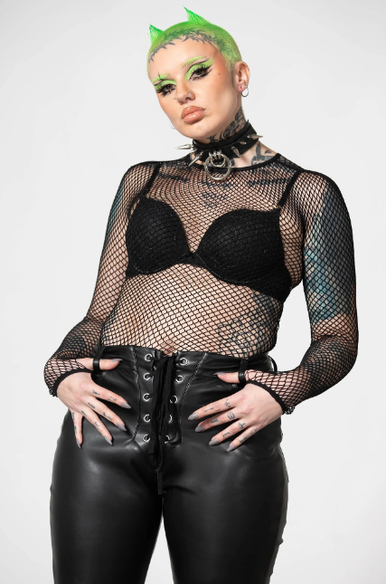 Hellrazor fishnet top killstar - Babashope - 5