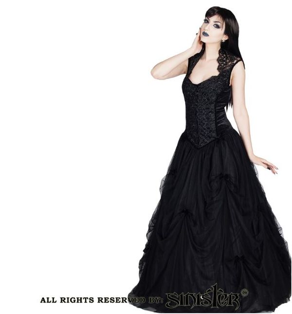 Sinister 954 Hestia gothic dress zwart sinister - Babashope - 4