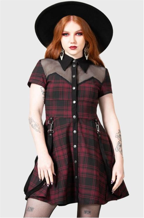 Hexellent dress crimson - Babashope - 5