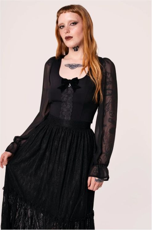 Hell bunny Nocturnal top - Babashope - 4