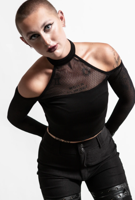Killstar Nightcall fishnet top - Babashope - 3