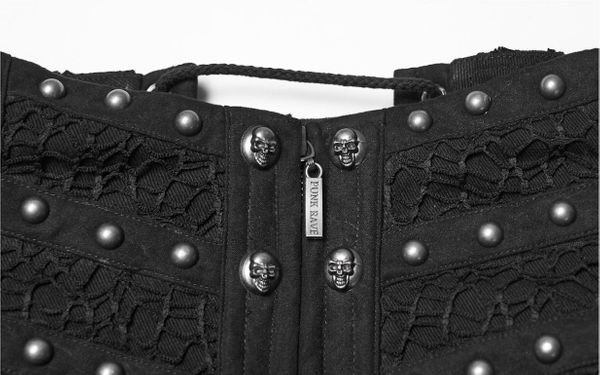 Punk metal rivet corset - Babashope - 9