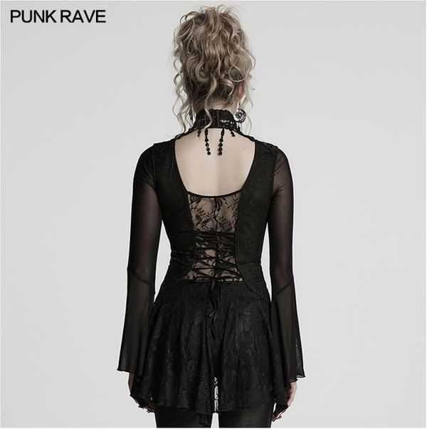 Punk Rave WT-1019TCF Gorgeous And Elegant goth top - Babashope - 5