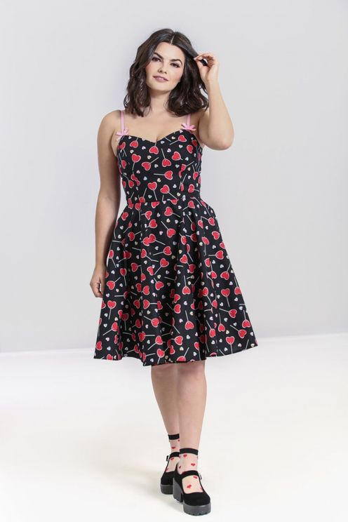 Lollies Midi jurk 50's rockabilly - Babashope - 4