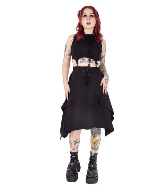 Ilse jurk Chemical black - Babashope - 4