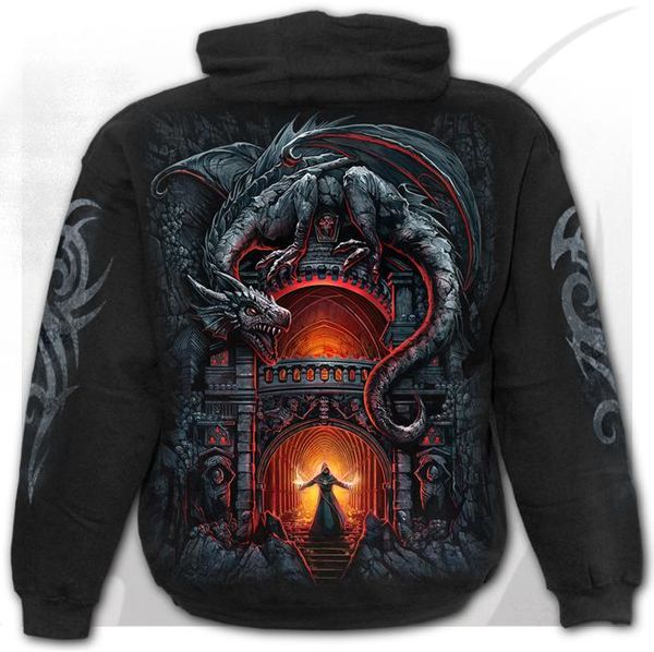 Dragon's lair Hooded sweater - Babashope - 4