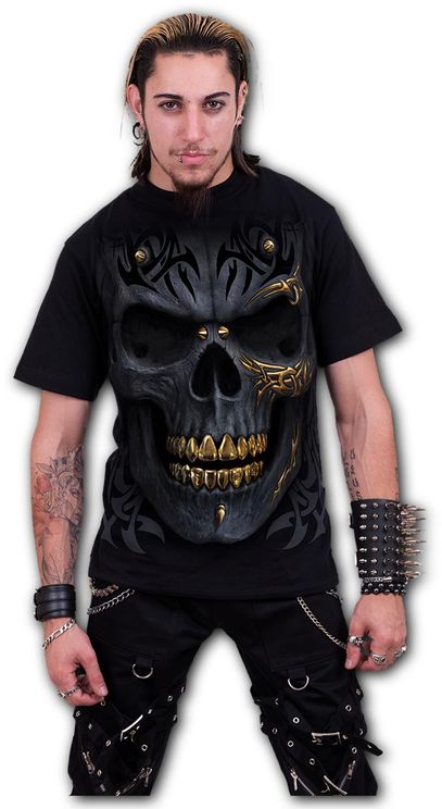 Black gold T-shirt Spiral - Babashope - 4