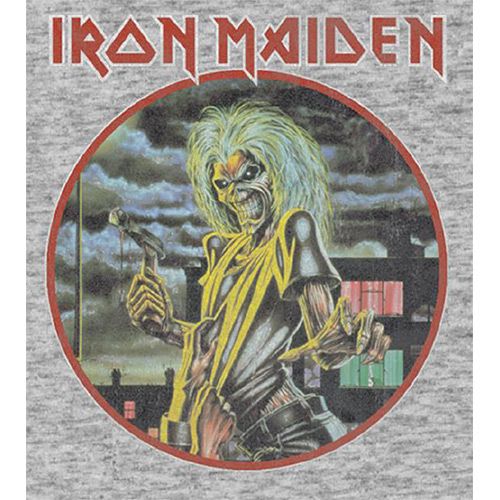 Iron maiden Killers (circle) T-shirt grijs - Babashope - 3