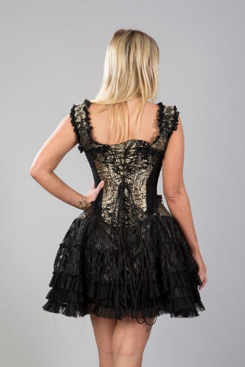 Jasmin Burlesque Corset Dress - Babashope - 3