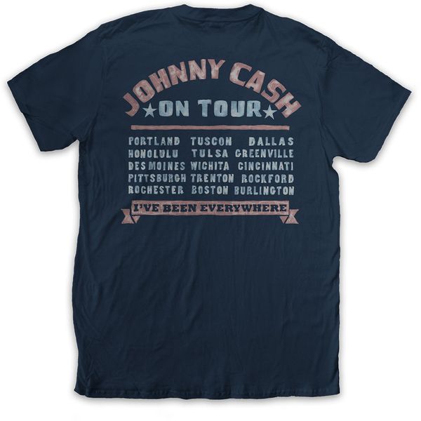 Johnny cash All star tour (backprint) T-shirt - Babashope - 3