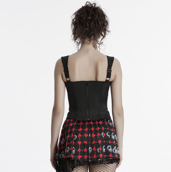 Goth corset cami black - Babashope - 9