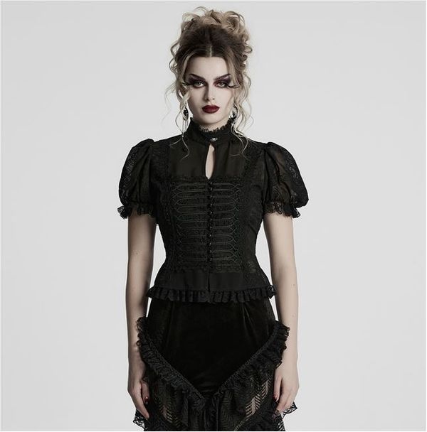 Punk Rave WY-1759CDF Gothic Gorgeous Chiffon Shirt - Babashope - 7