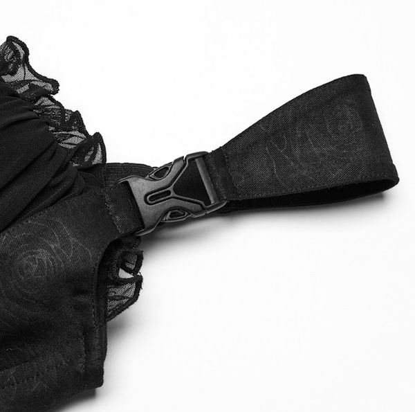 Goth corset cami black - Babashope - 9