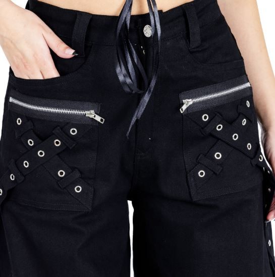 Josie baggy trouser chemical black - Babashope - 5