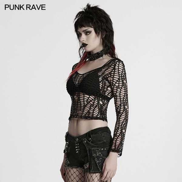 Punk mesh tees - Babashope - 5