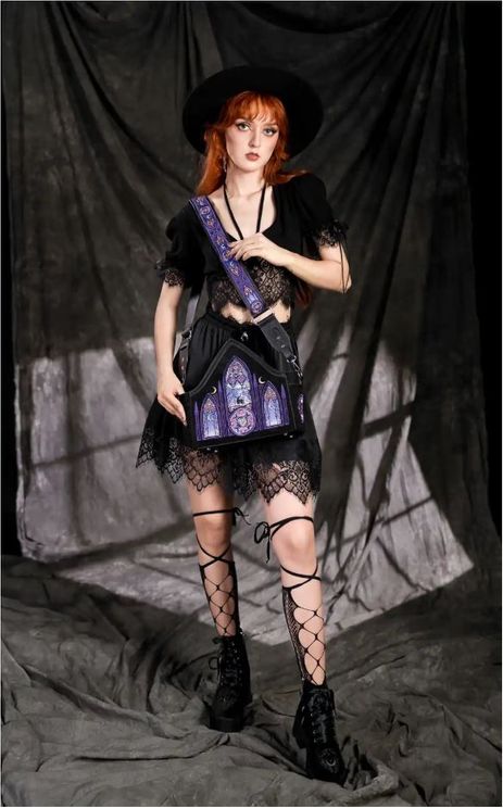 Aurora cross body bag northern lights geborduurd - Babashope - 15