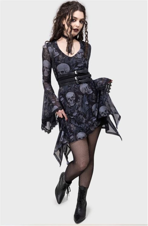 Death head skater dress - Babashope - 5