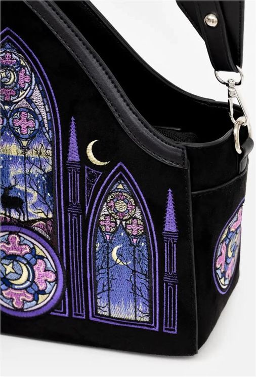 Aurora cross body bag northern lights geborduurd - Babashope - 15