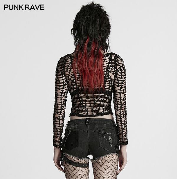 Punk mesh tees - Babashope - 5