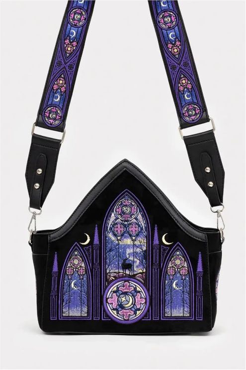 Aurora cross body bag northern lights geborduurd - Babashope - 15