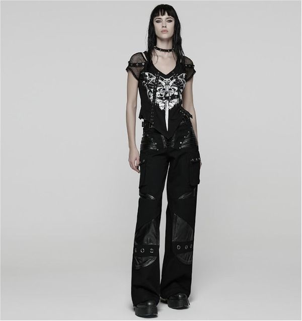 Punk printed skull top - Babashope - 7