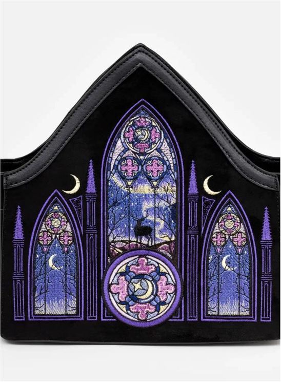 Aurora cross body bag northern lights geborduurd - Babashope - 15