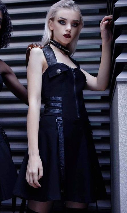 Psy-Ops Halter Dress Killstar - Babashope - 4