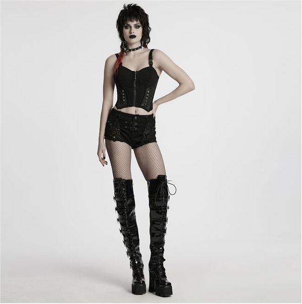 Punkrave WT-982BXF buckle strap vest - Babashope - 8